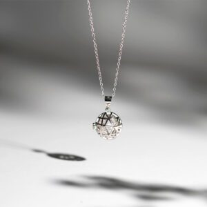 Silver Aromatherapy Necklace