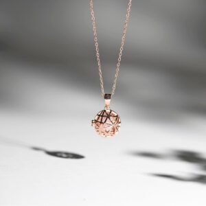 Rose Gold Aromatherapy Necklace