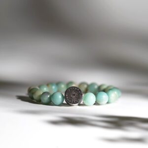 Amazonite Crystal Beaded Bracelet