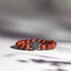 Red Jasper Crystal Beaded Bracelet