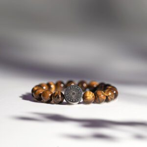 Tigers Eye Crystal Beaded Bracelet